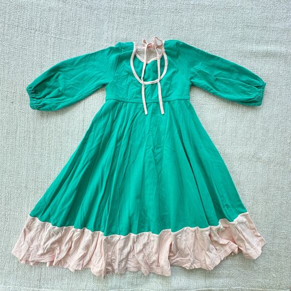 Omi Jo Teal Dress VGUC 18mo - Picture 4 of 6